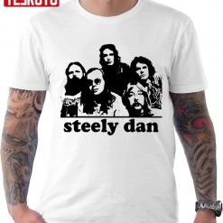 Vintage Steely Dan Band Portrait Graphic Unisex T-shirt