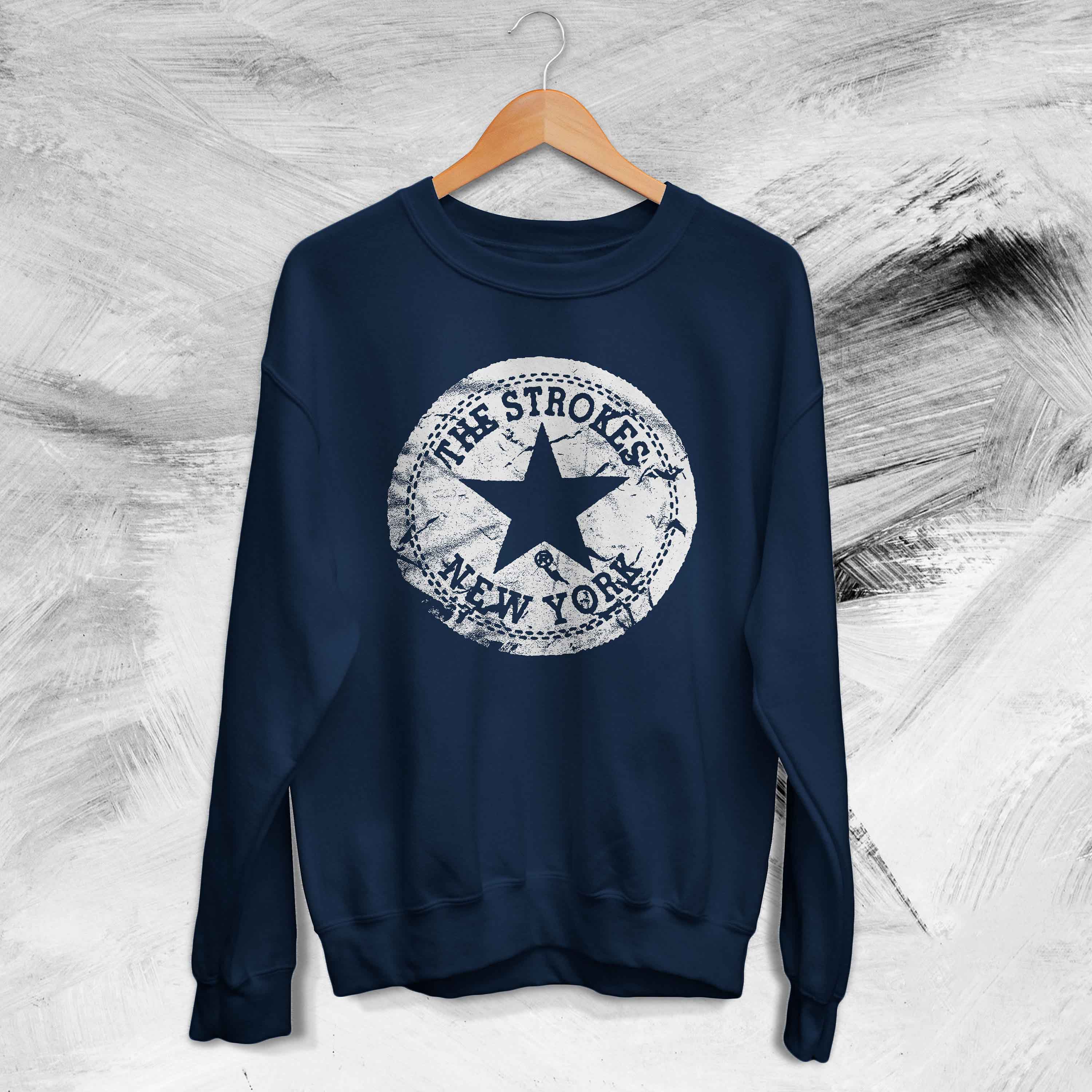 Vintage The Strokes Band New York Rock Music Graphic Unisex Sweatshirt
