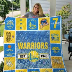 Warriors Golden State Warriors 1946 Quilt Blanket