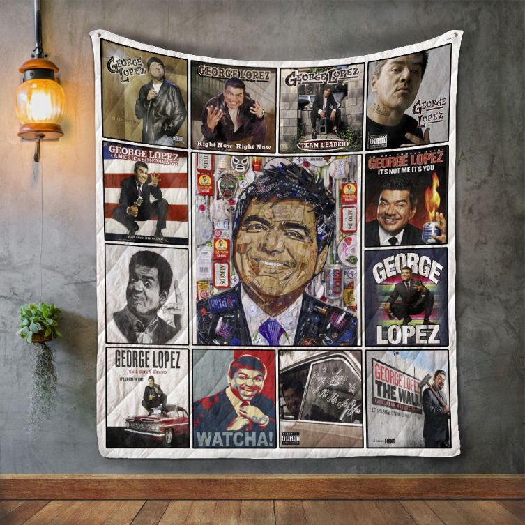 Watcha George Lopez Quilt Blanket