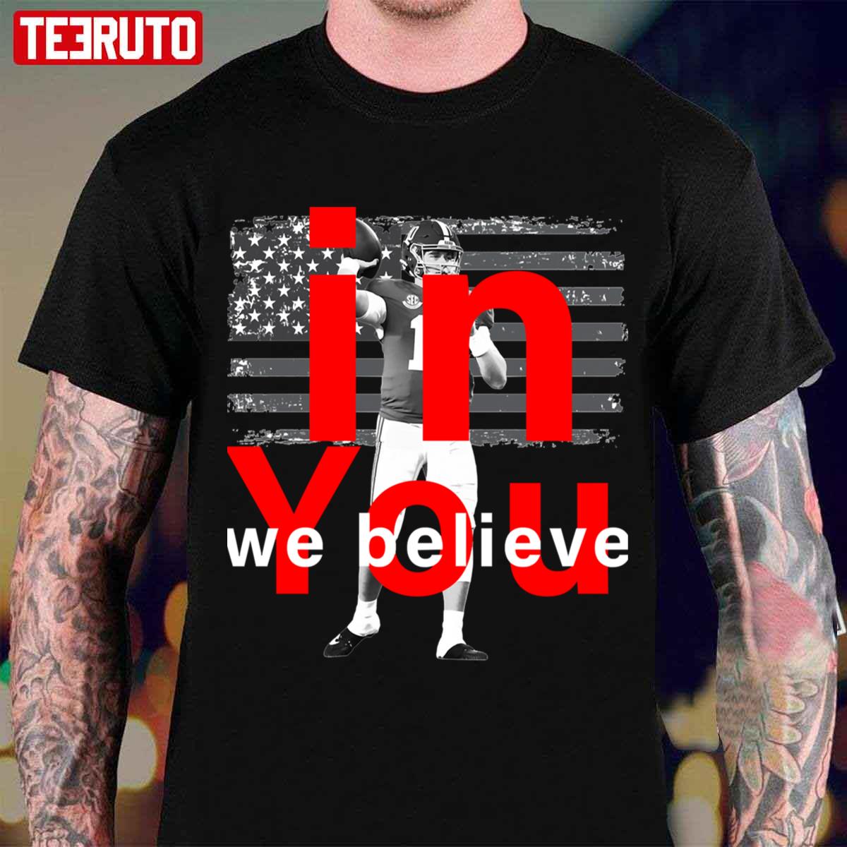 We Believe In You Mac Jon Jones Rugby Funny Graphic Unisex T-shirt