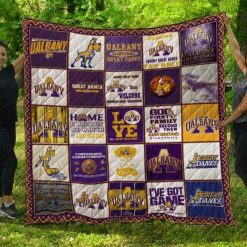 Welcome Ncaa Albany Great Danes CollectionLoved Quilt Blanket