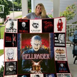 Welcome To Hell Hellraiser For Fans Collection Halloween Gift Quilt Blanket