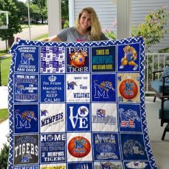 When I’m Not Running Ncaa Memphis Tigers Collection Quilt Blanket