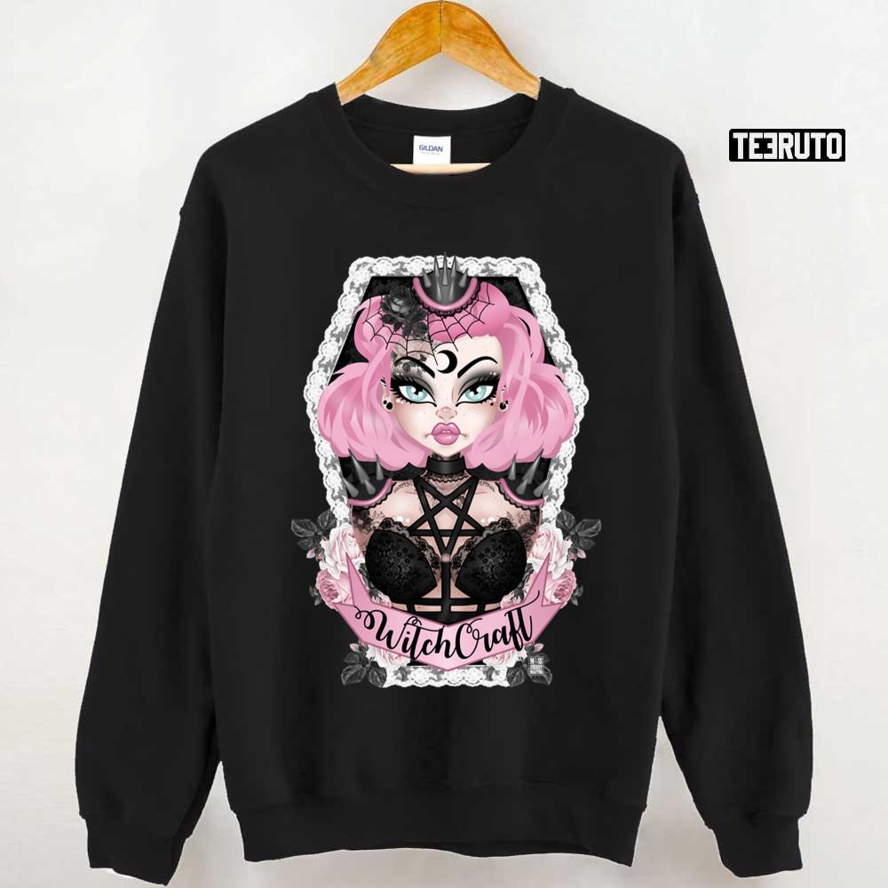 Witch Craft Pink Witch Happy Halloween Unisex Sweatshirt