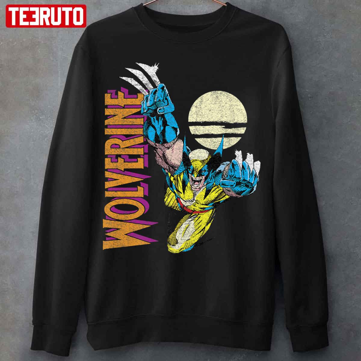 Wolve Wolverine Claws Out Action Shot Unisex Sweatshirt