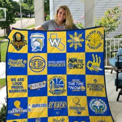 Won The West Golden State Warriors Collection Quilt Blanket