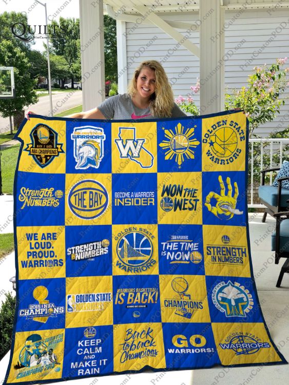 Won The West Golden State Warriors Collection Quilt Blanket - Teeruto