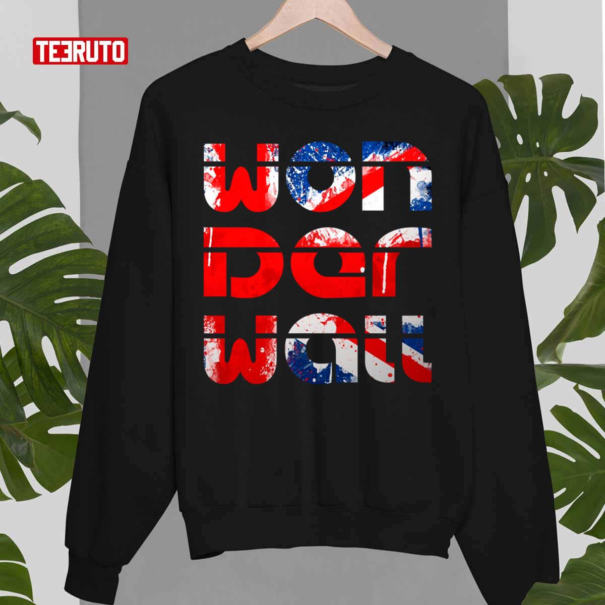 Wonderwall Uk Flag Oasis Inspired Unisex T-Shirt