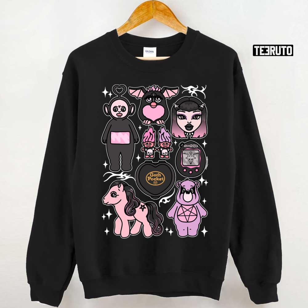 Y2k Creepy Cute Toys Aesthetic Halloween Unisex Sweatshirt