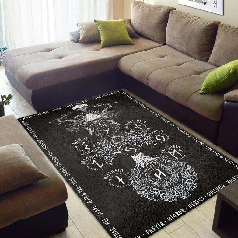 Yggdrasil Norse Mythology Area Rug Carpet