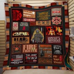 You Are Making A Differrence Eveyday Firefighter Quilt Blanket
