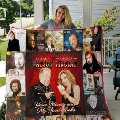 Your Money And My Good Looks Gene Watson Albums For Fans Collection Quilt Blanket