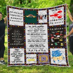 You’re My Lobster Friends Friends Inspired Collection Quilt Blanket