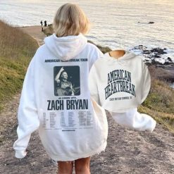 Zach Bryan American Heartbreak 2022 Concert Country Music Unisex Double Sides Hoodie