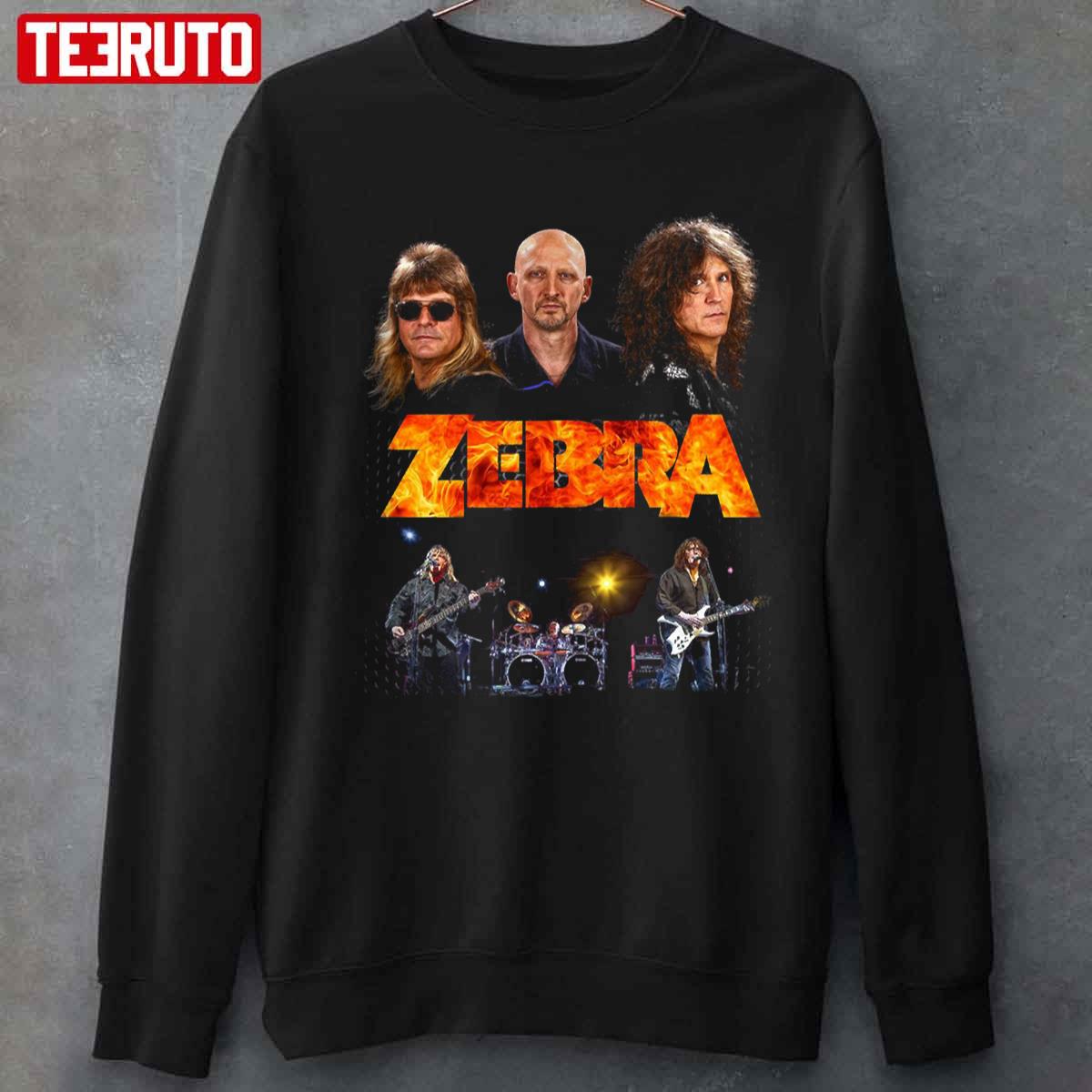 Zebra Hard Rock Band Unisex T-shirt