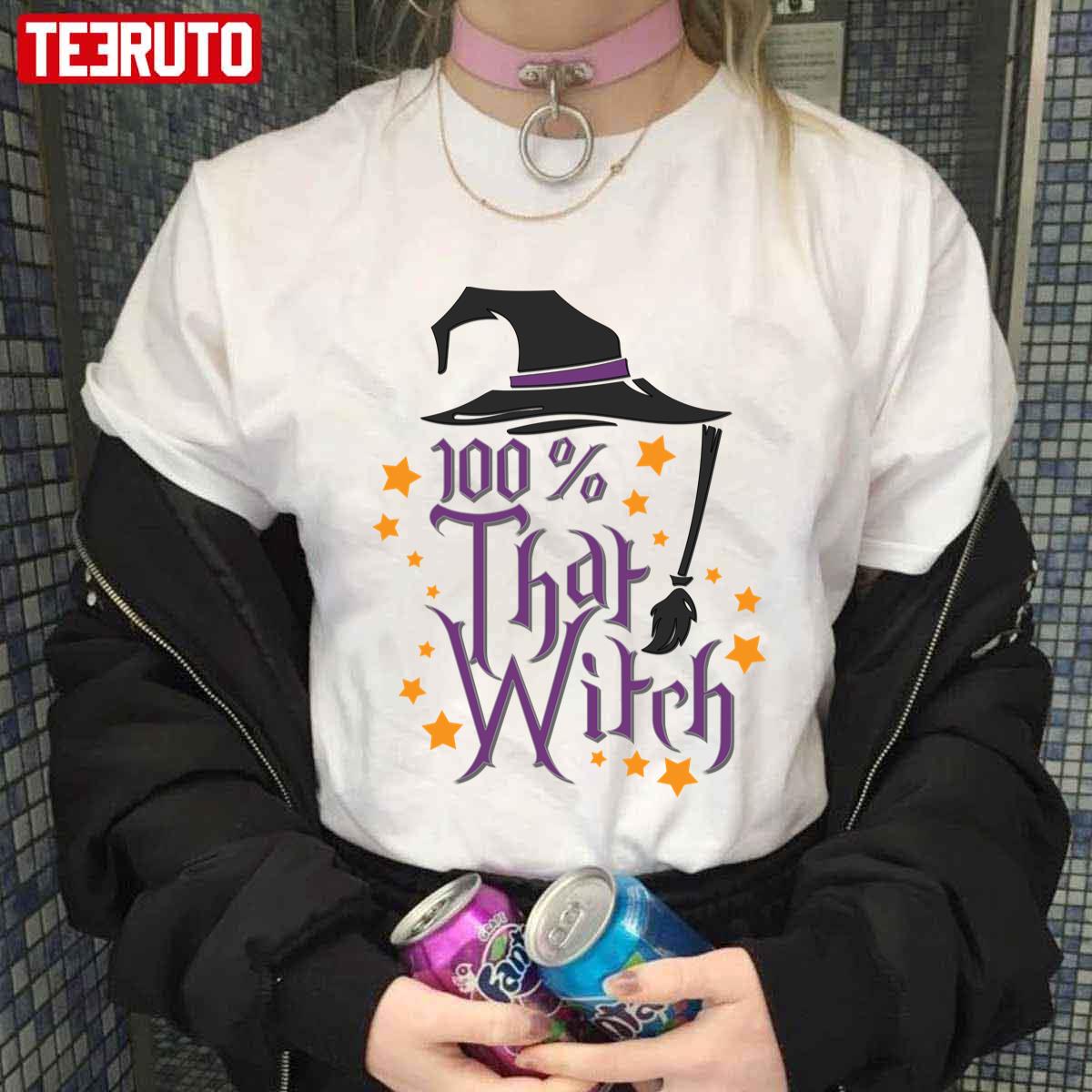 100% That Witch Halloween Lizzo Unisex T-shirt