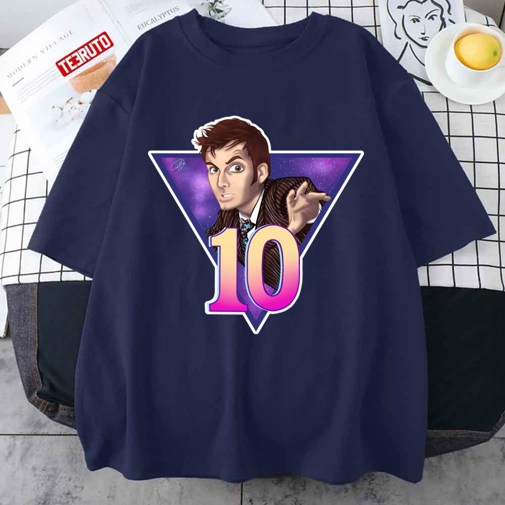 10th Doctor Doctor Who Aesthetic Unisex T-shirt