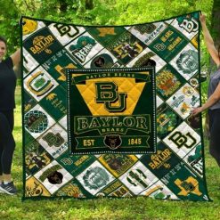 1845 Ncaa Baylor Bears Collected Loved Quilt Blanket
