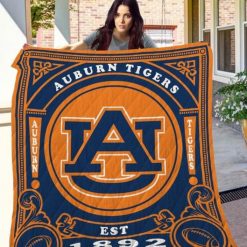 1892 Ncaa Auburn Tigers Collection Quilt Blanket