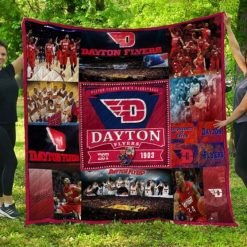 1903 Ncaa Dayton Flyers Collection Collection Combined  Quilt Blanket