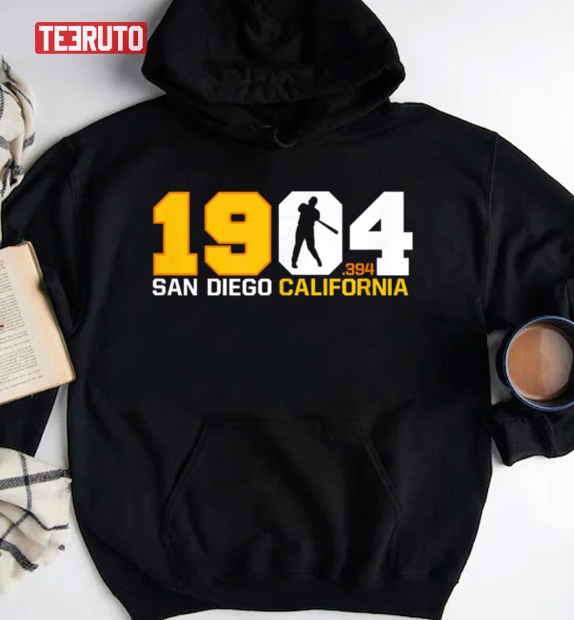 deadmansupplyco Vintage Baseball - San Diego Padres (Yellow Padres Wordmark) Crewneck Sweatshirt
