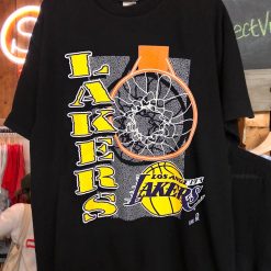 1992 Los Angeles Lakers Logo Nba Basketball Team 90’s Vintage Style Unisex T-Shirt