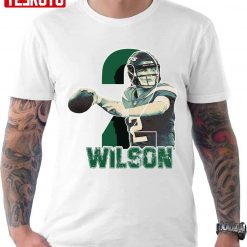 #2 Zach Wilson Football Pros Retro Graphic Unisex T-shirt