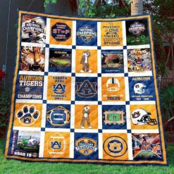 2019 Champions Ncaa Auburn Tigers Quilt Blanket