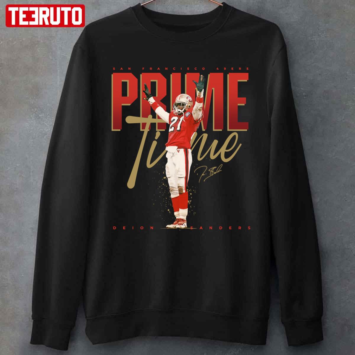 Deion Sanders #21 San Francisco 49ers Jersey player shirt