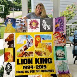 25 Years Of Lion King Collection Quilt Blanket