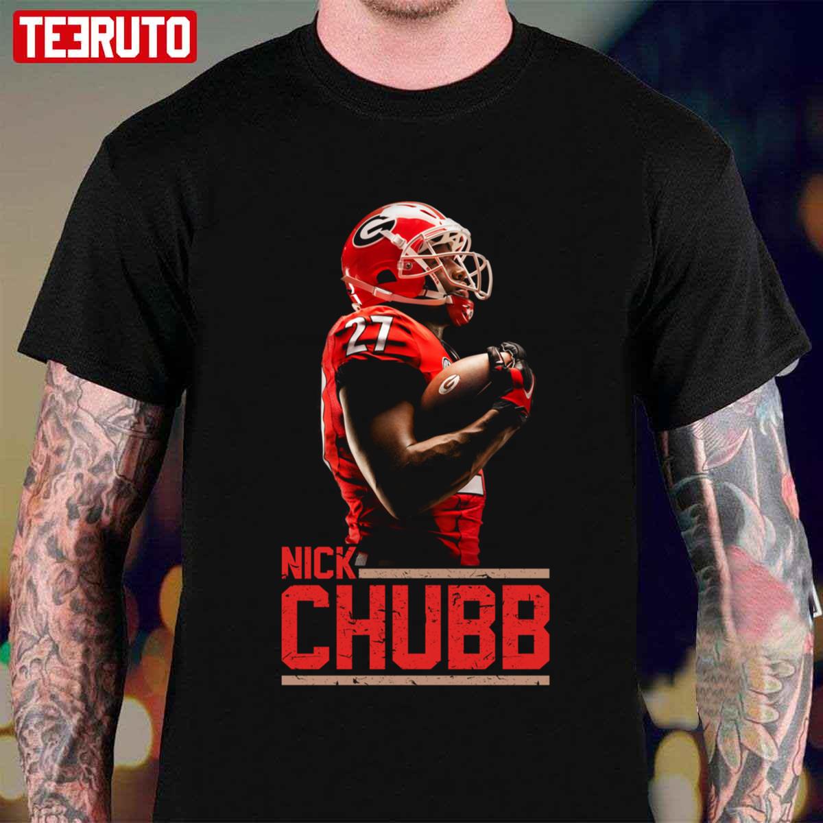 27 Nick Chubb NFL Football Player Unisex T-shirt