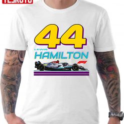 #44 Lewis Hamilton F1 Mercedes Amg Petronas Formula One Team 2022 Unisex T-shirt