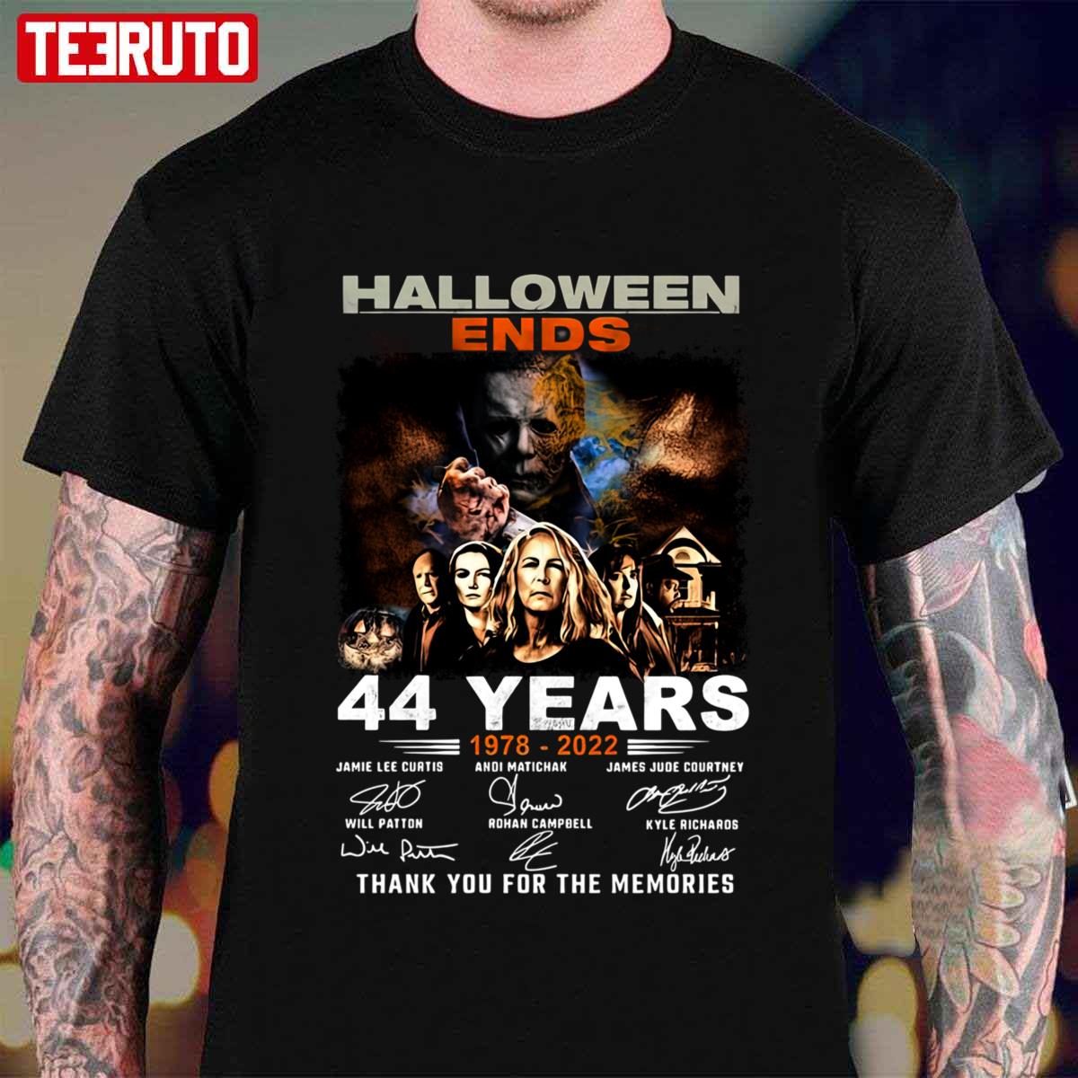 44 Years Of Halloween Ends 1978-2022 Unisex T-shirt