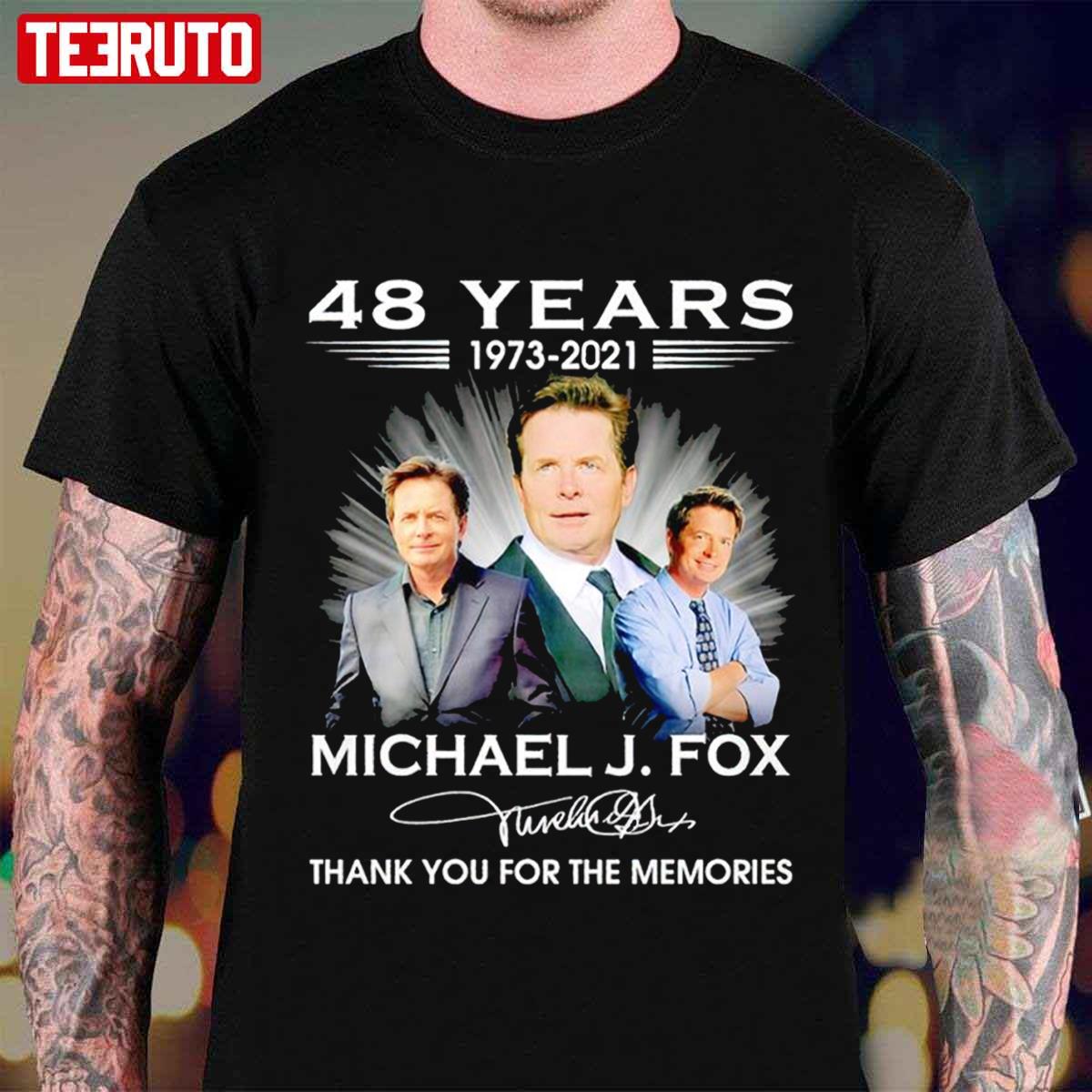 48 Years Of Michael J Fox Thank You Unisex T-shirt