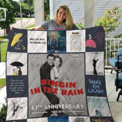 67th Anni Singin’ In The Rain For Fan Collection Quilt Blanket