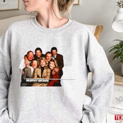 90s Retro Murphy Brown News Cast 90s Throwback Tribute Unisex Sweatshirt