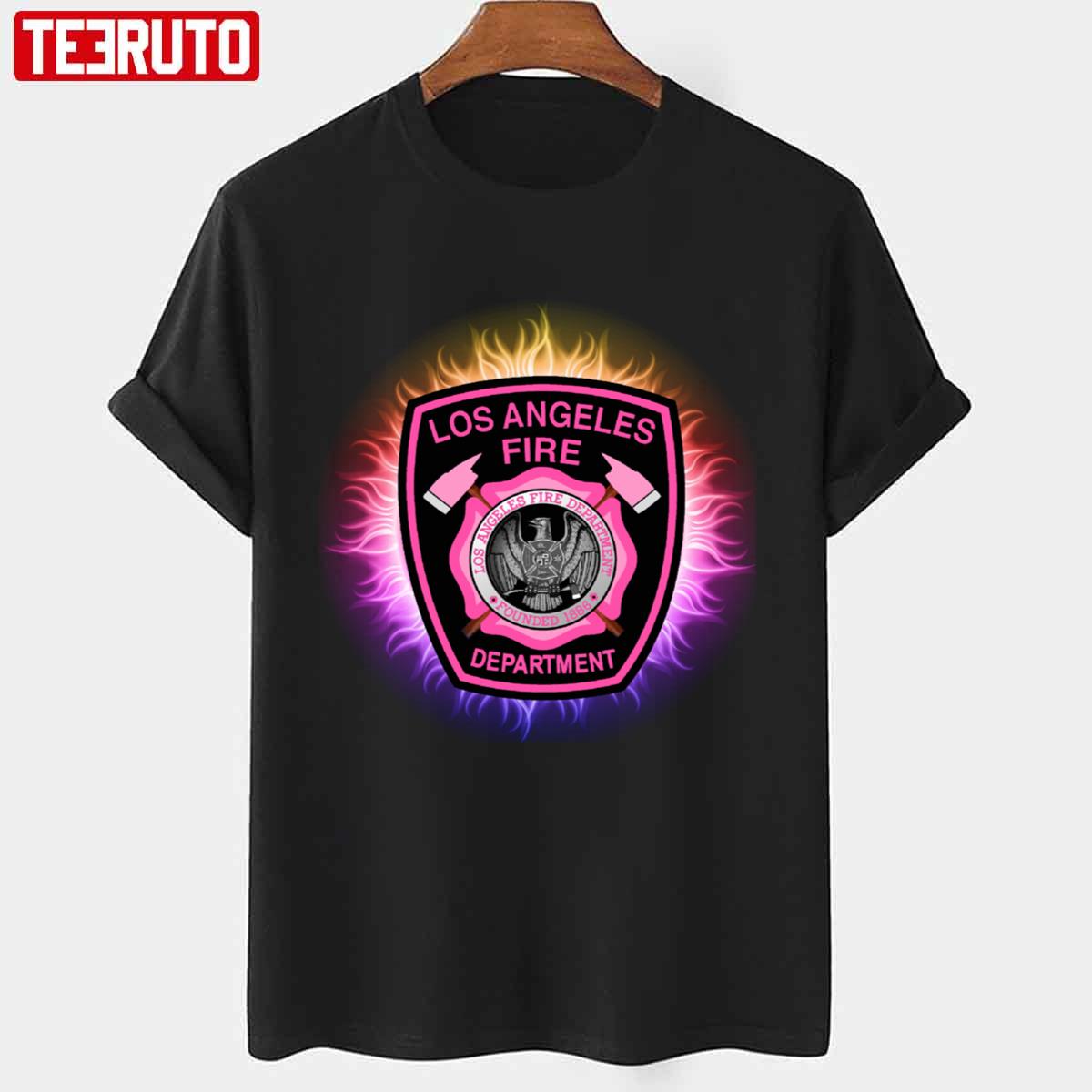 911 On Fox Los Angeles Fire Department Logo Unisex T-shirt