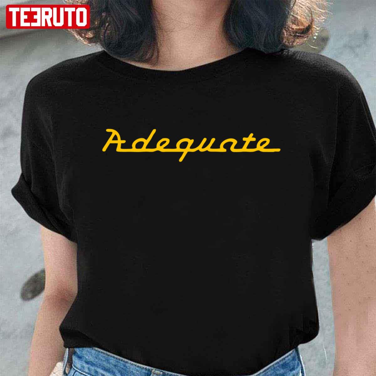 Adequate NewsRadio Font Unisex T-shirt