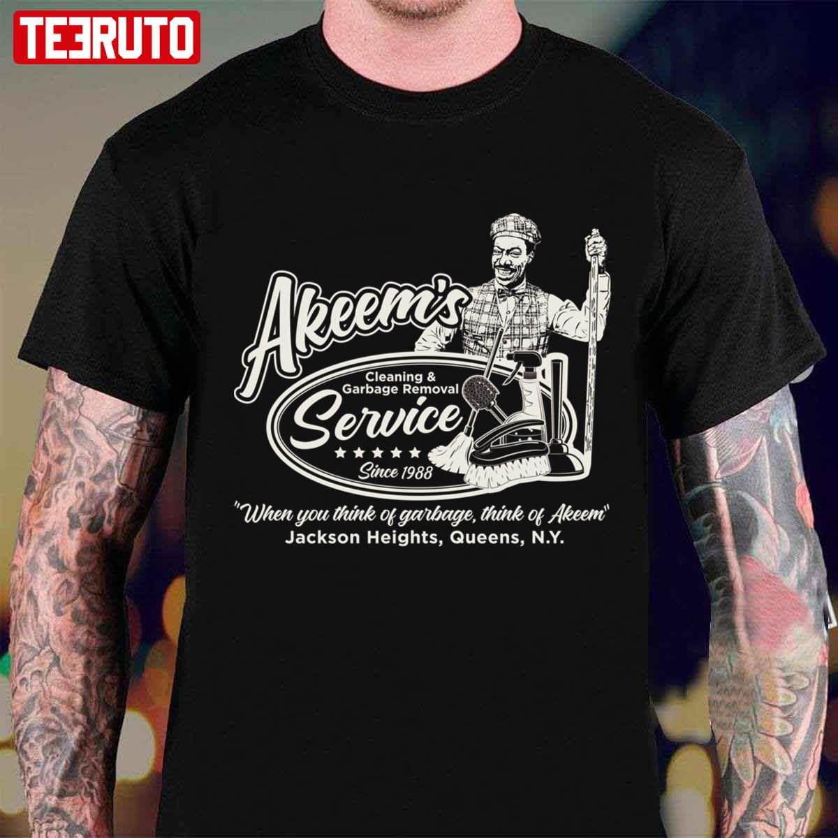 Akeem’s Cleaning Service Coming to America Unisex T-shirt