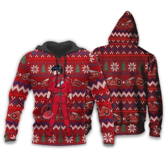 Akira Kaneda Akira Anime Xmas Ugly Christmas Knitted Sweater