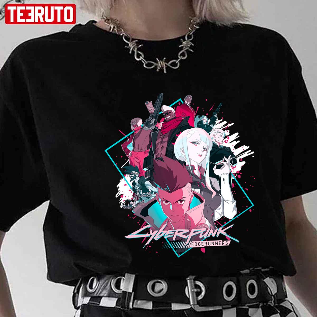 All Characters Cyberpunk Edgerunners Unisex T-shirt - Teeruto