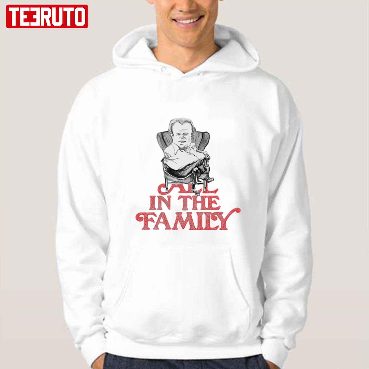 All In The Family Caricature Unisex Hoodie