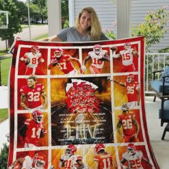 All-Star Kansas City Chiefs Ver Collected NFL Football Family Fan Gift Idea For Fans For Him For Her Quilt Blanket