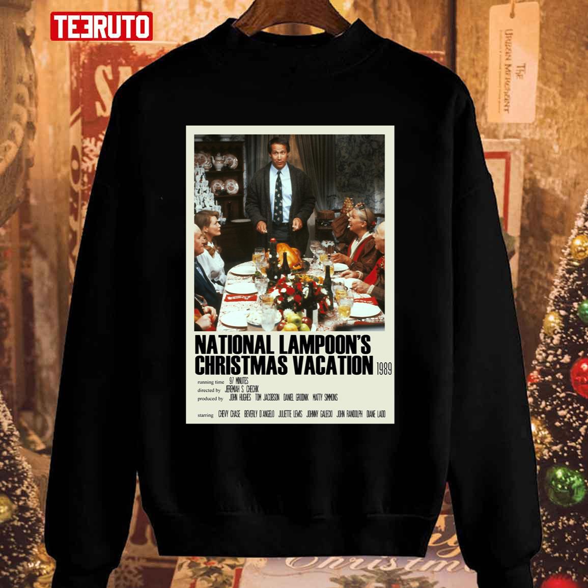 Alternative Poster Art Movie National Lampoon’s Christmas Vacation 1989 Unisex Sweatshirt