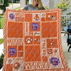 Amazing Ncaa Clemson Tigers Collected Quilt Blanket