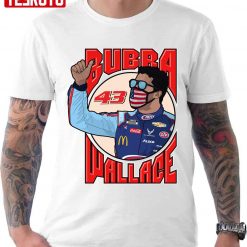 American Flag Mask Bubba Wallace Unisex T-shirt