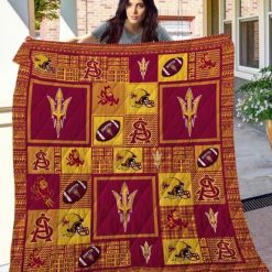 American Football Ncaa Arizona State Sun Devils Great Quilt Blanket