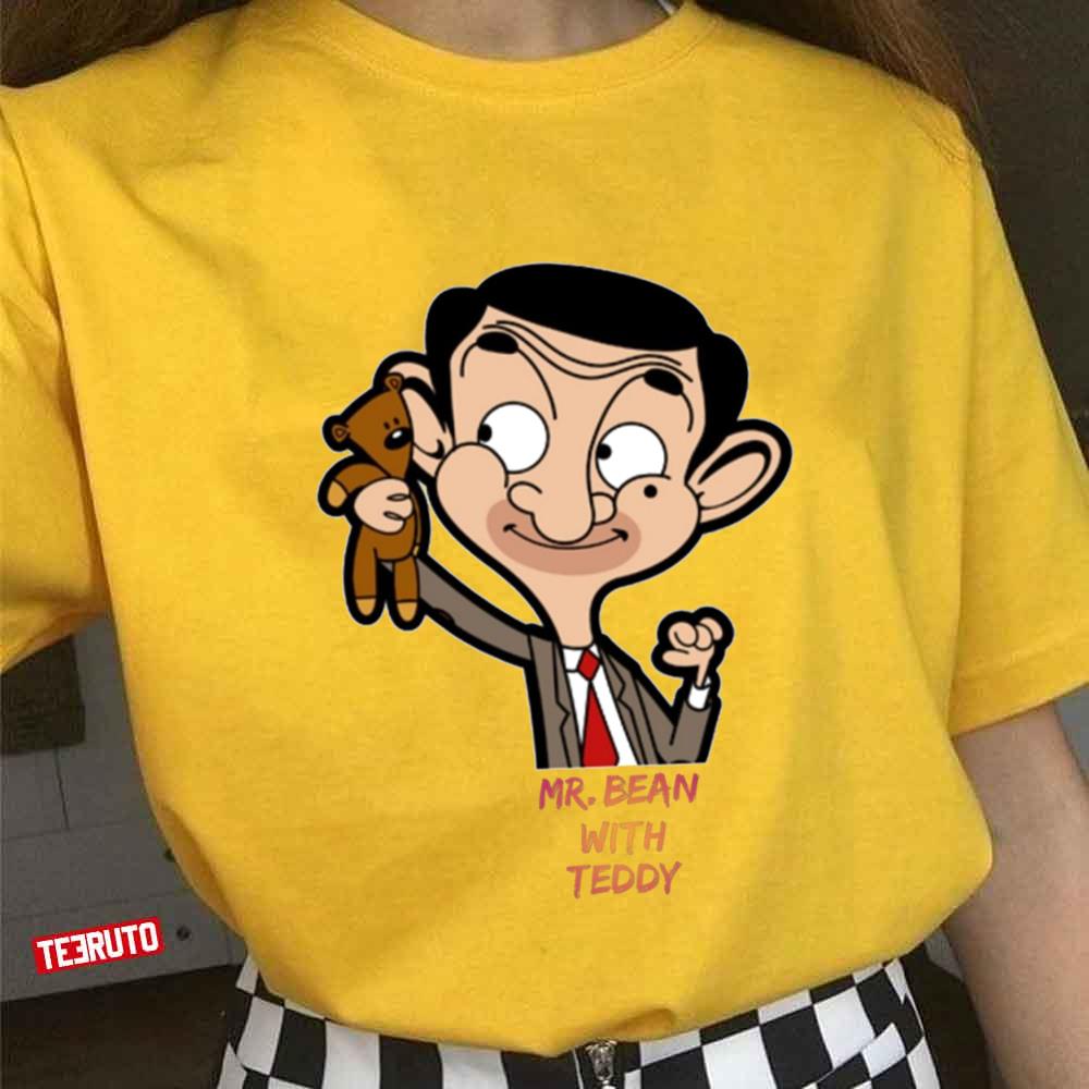 Animated Mr. Bean Funny Unisex T-shirt - Teeruto