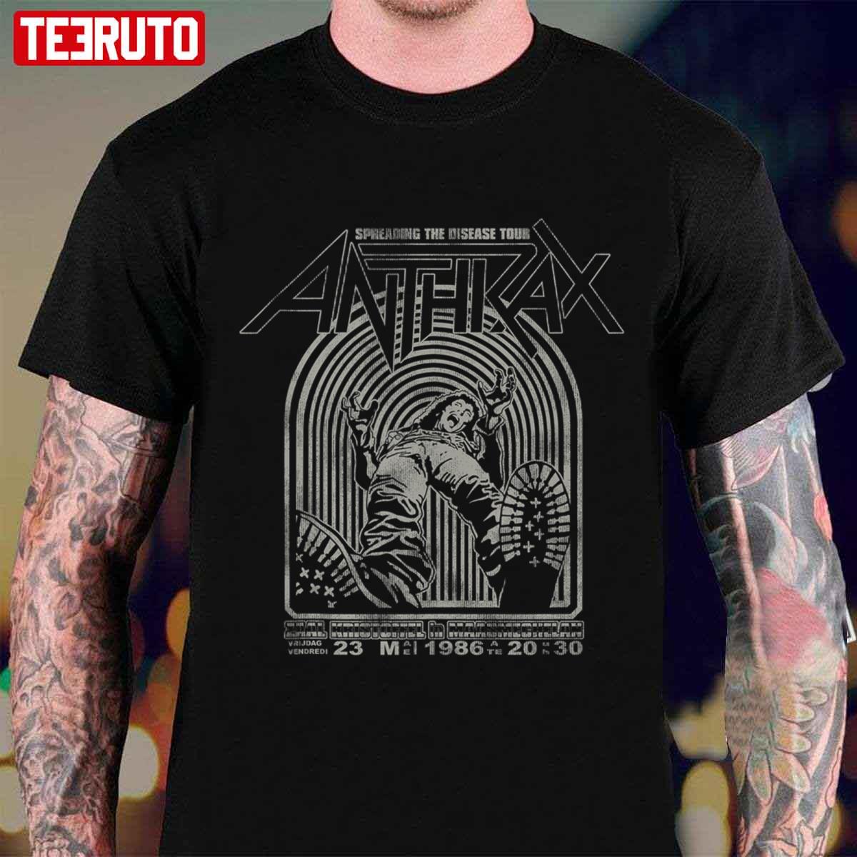 Anthrax Spreading The Disease Unisex T-shirt